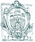 Erstes Logo des Vereines: Stadtwappen von Hammelburg von 1694