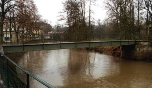 alter Luitpoldsteg in Bad Kissingen